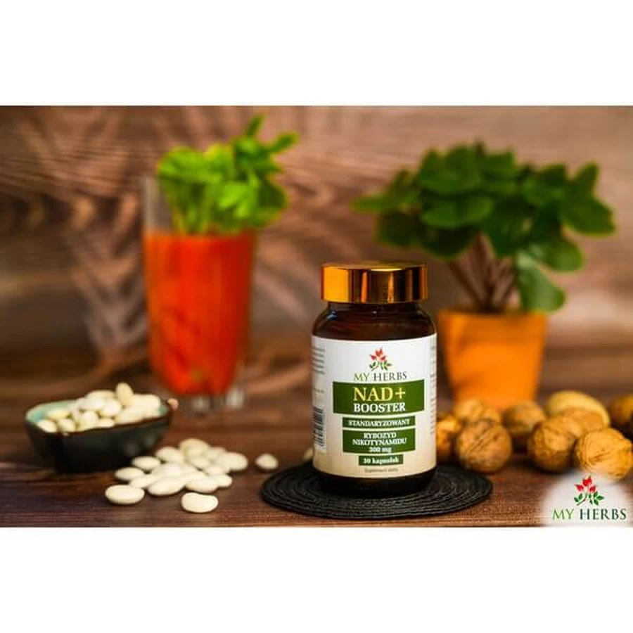 My Herbs NAD+ Booster, Kapseln, 30 Stück.
