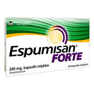 Espumisan Forte, 240 mg, cápsulas blandas, 20 uds.