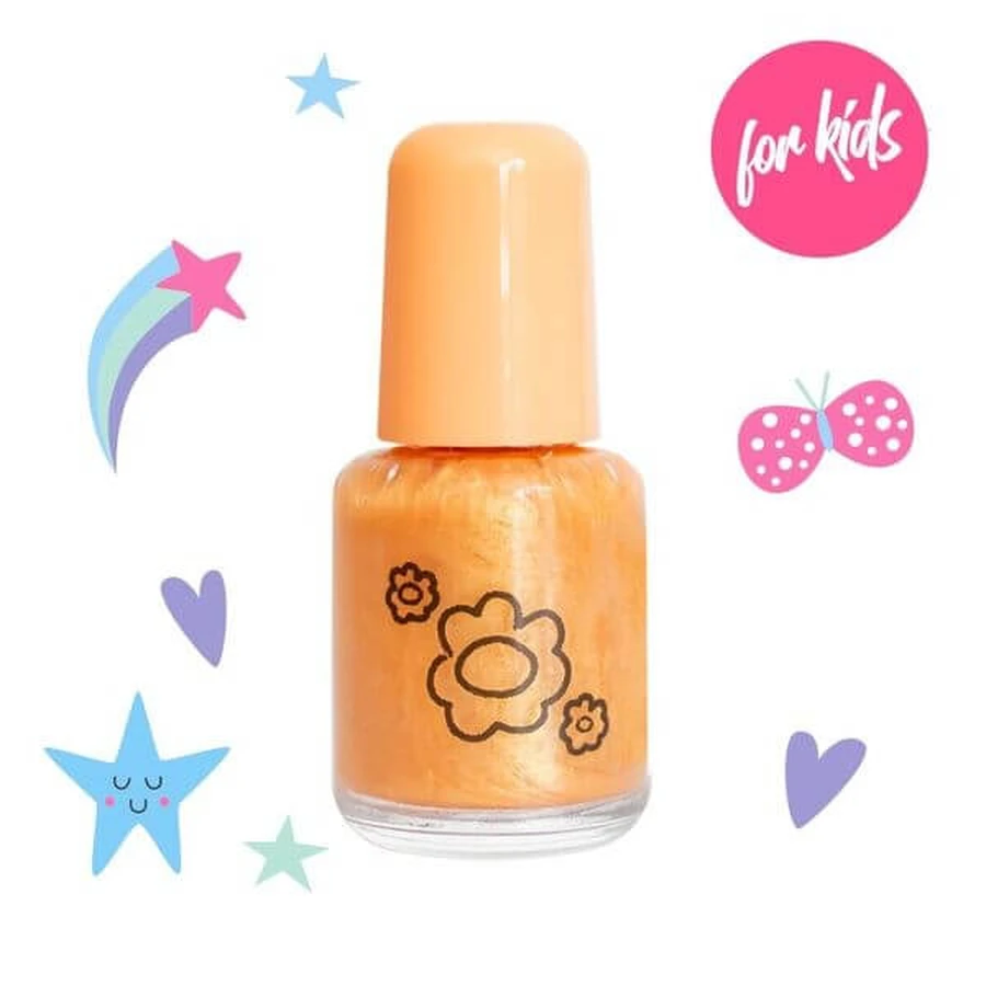 Maga Cosmetics, set de esmaltes al agua para niños, Princesa de Arena, 3 x 6 ml