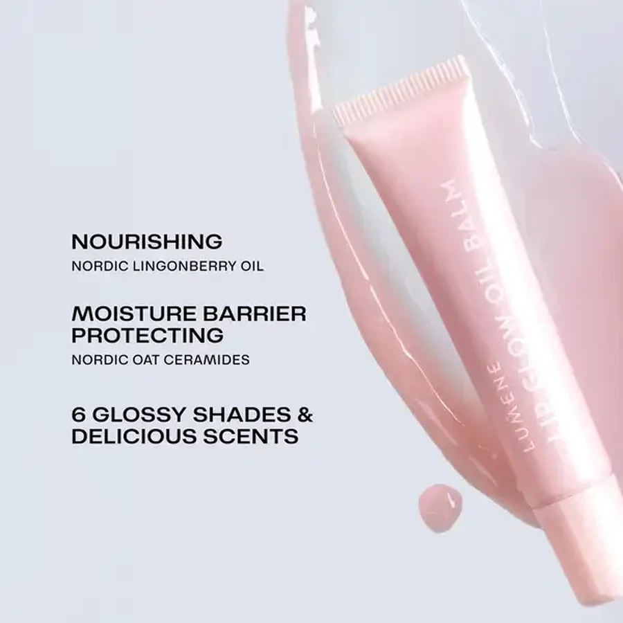 Lumene Lip Glow Oil Balm, brillant à lèvres conditionné avec de l'huile, 1 sucre, 10 ml.