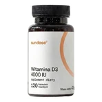 Sundose Vitamin D3 4000 IU, hard capsules, 120 pcs.
