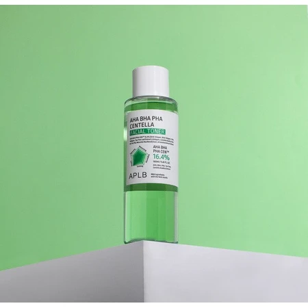 APLB AHA BHA PHA Centella Gezichtstoner, gezichtsreinigende toner met zuren en Centella, 160 ml
