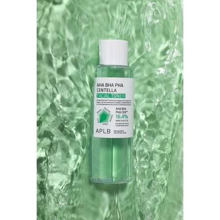 APLB AHA BHA PHA Centella Gezichtstoner, gezichtsreinigende toner met zuren en Centella, 160 ml