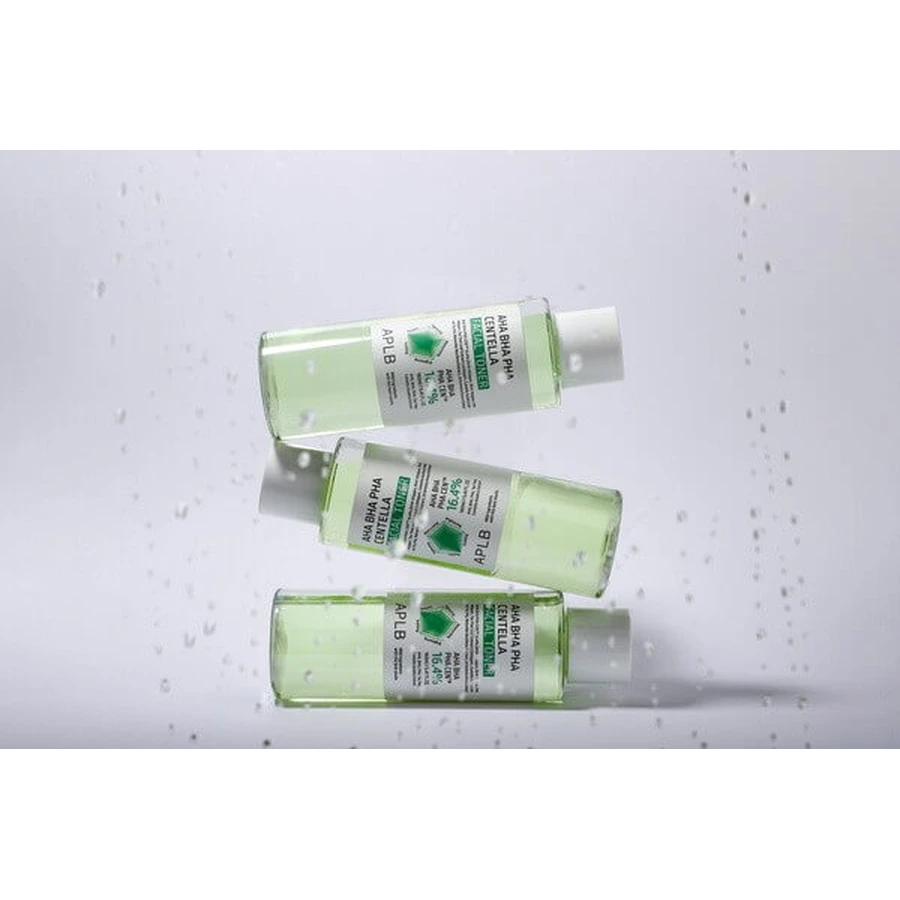 APLB AHA BHA PHA Centella Gezichtstoner, gezichtsreinigende toner met zuren en Centella, 160 ml