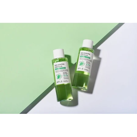 APLB AHA BHA PHA Centella Gezichtstoner, gezichtsreinigende toner met zuren en Centella, 160 ml