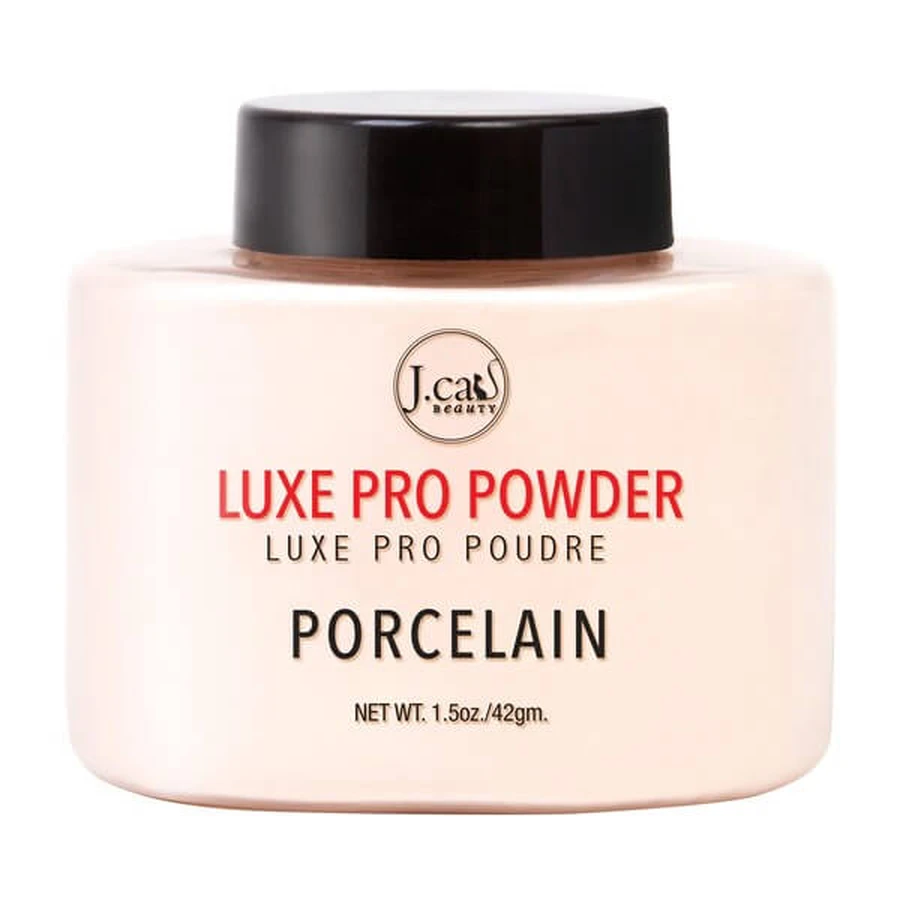 J.Cat Beauty Luxe Pro Powder, loose setting powder, 103 Porcelain, 42 g