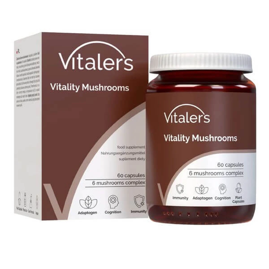 Vitalers Vital Setas, cápsulas, 60 uds.