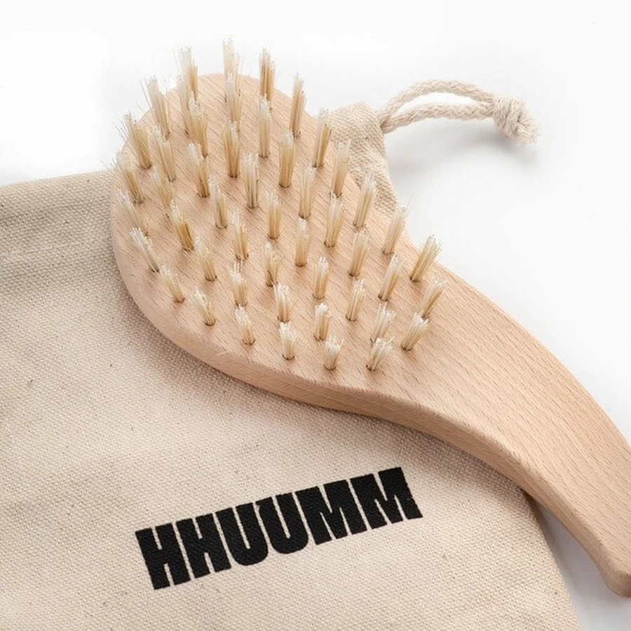 Hhuumm, cepillo de pelo, cerdas mixtas, lágrima, 1 pieza.