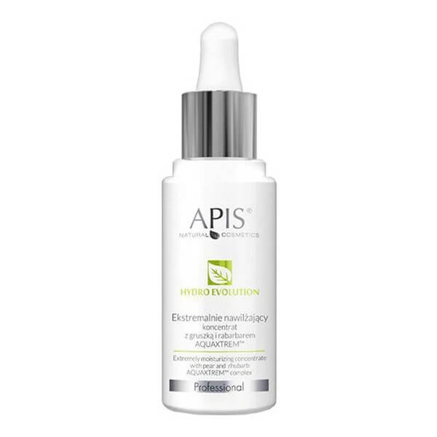 Apis Hydro Evolution, extreme moisturizing concentrate with pear and rhubarb, 30 ml