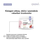 Osavi Colágeno Cabello, Piel y Uñas, polvo, sabor ruibarbo-fresa, 150 g