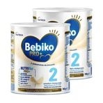 Set van 2x Bebiko PRO+ 2, opvolgmelk voor zuigelingen vanaf 6 maanden, poeder, 700 g
