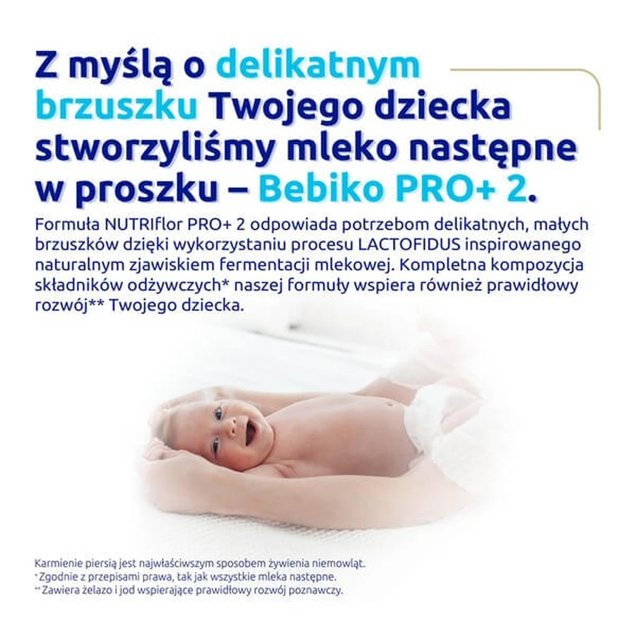 Set van 2x Bebiko PRO+ 2, opvolgmelk voor zuigelingen vanaf 6 maanden, poeder, 700 g