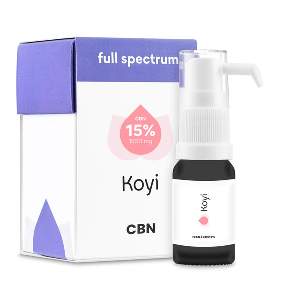 Koyi Huile de chanvre CBN 15%, gouttes, 10 ml
