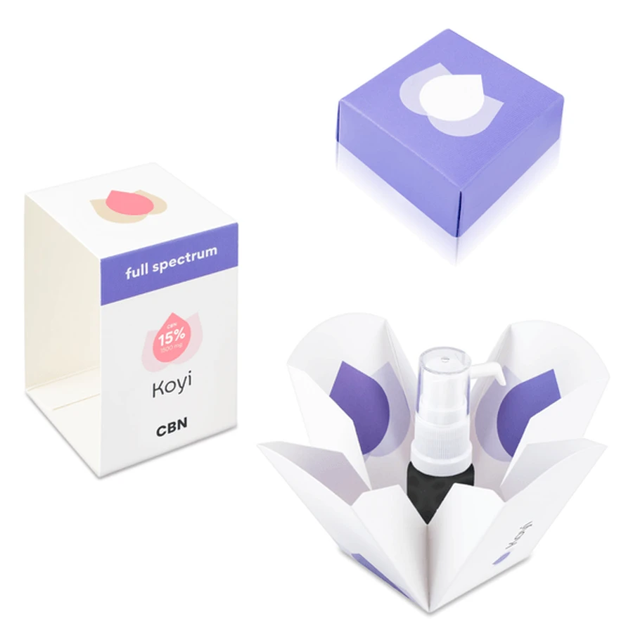 Koyi Huile de chanvre CBN 15%, gouttes, 10 ml