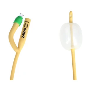 Esquema, sonda urológica Foley'a, de dos vías con válvula de plástico, CH 14/30-50 ml, 1 ud.