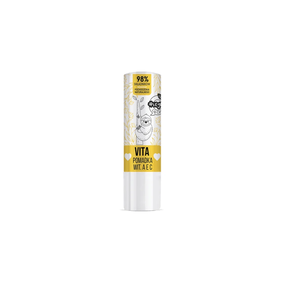 Flos-Lek Vege Lip Care Vita, vitamine A, E, C lipstick, 1 st.