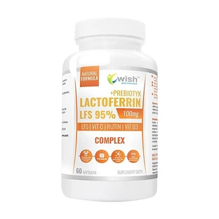Wish Lactoferrin LFS 95% 100 mg Complex + Prebiotic, capsules, 60pcs.