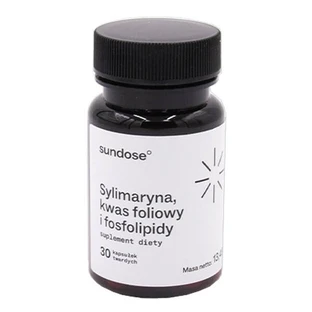 Sundose Silymarin, foliumzuur en fosfolipiden, capsules, 30 st.