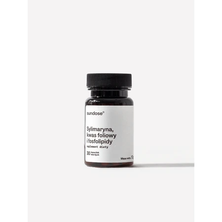 Sundose Silymarin, foliumzuur en fosfolipiden, capsules, 30 st.