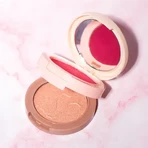 J.Cat Beauty 2 en 1 Piece of Cake Colorete + Iluminador, colorete e iluminador 2 en 1 102 Cherry Sweet, 12,1 g