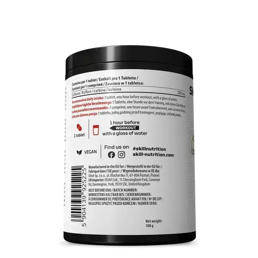 Skill Nutrition Caffeine 200 mg, tablets, 240 pcs.