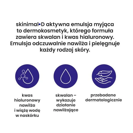 Skinimal D, emulsión limpiadora activa, 200 ml