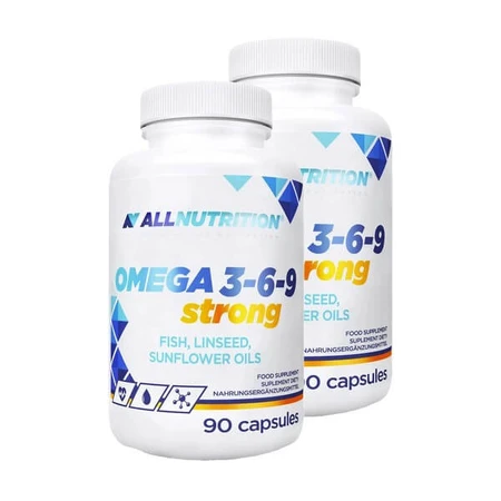 Set of 2 x Allnutrition Omega 3-6-9 Strong, capsules, 90 pcs.