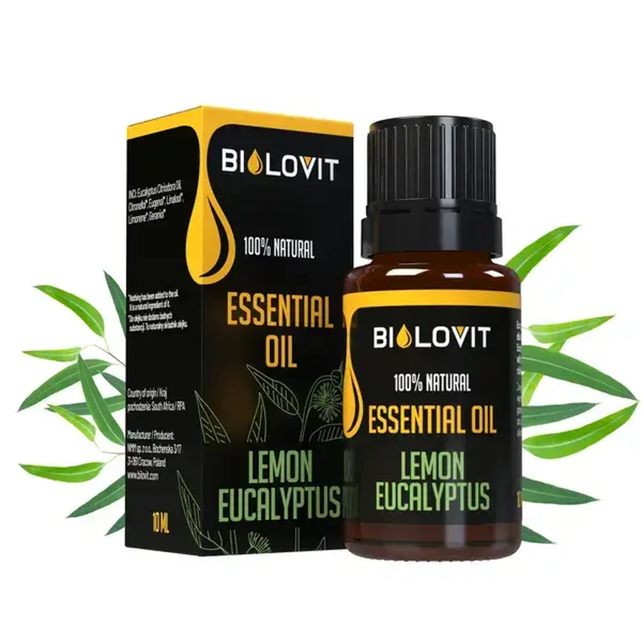 Bilovit, aceite esencial de eucalipto y limón, 10 ml