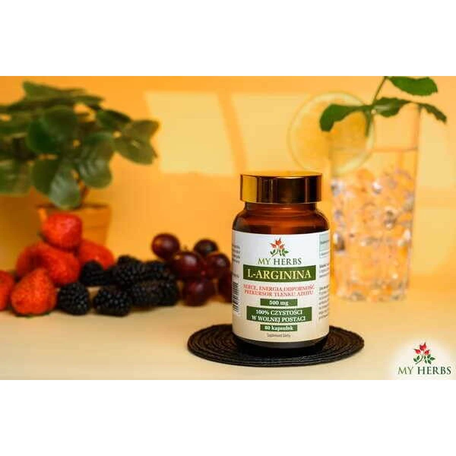 My Herbs L- arginine, capsules, 80 pcs.
