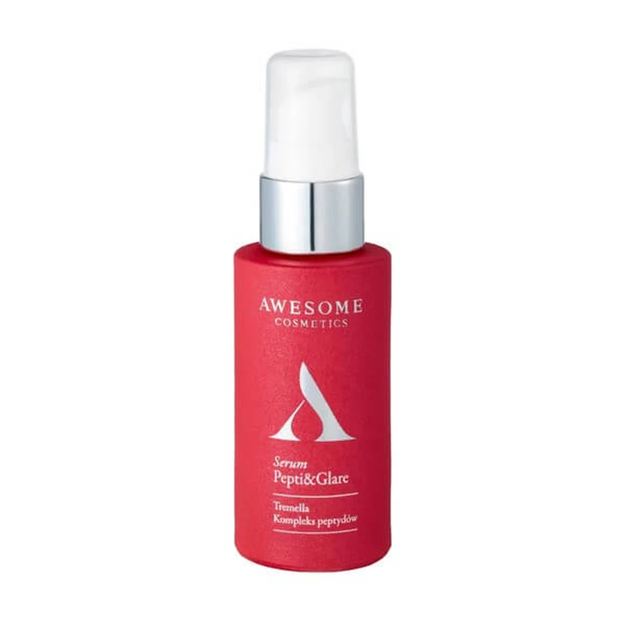 Awesome Cosmetics Pepti &amp; Glare, ser facial peptidic, 30 ml