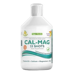 Swedish Nutra Cal-Mag, vloeibaar, citroensmaak, 500 ml