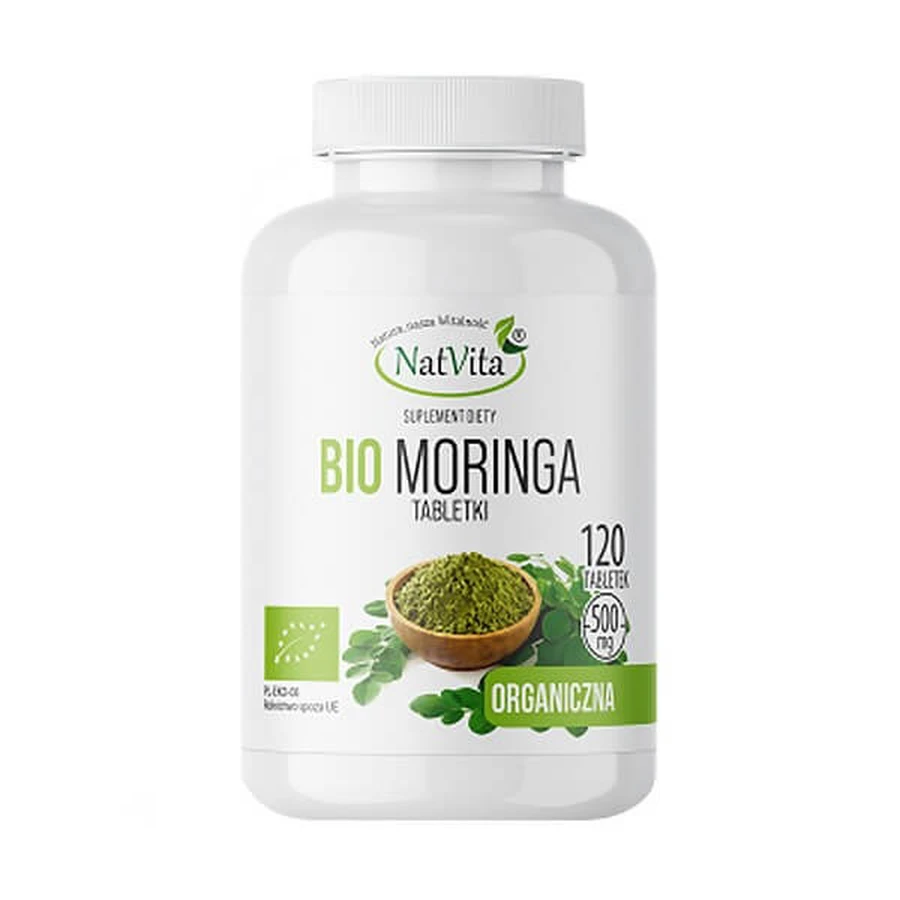 NatVita Bio Moringa, comprimidos, 120 uds.