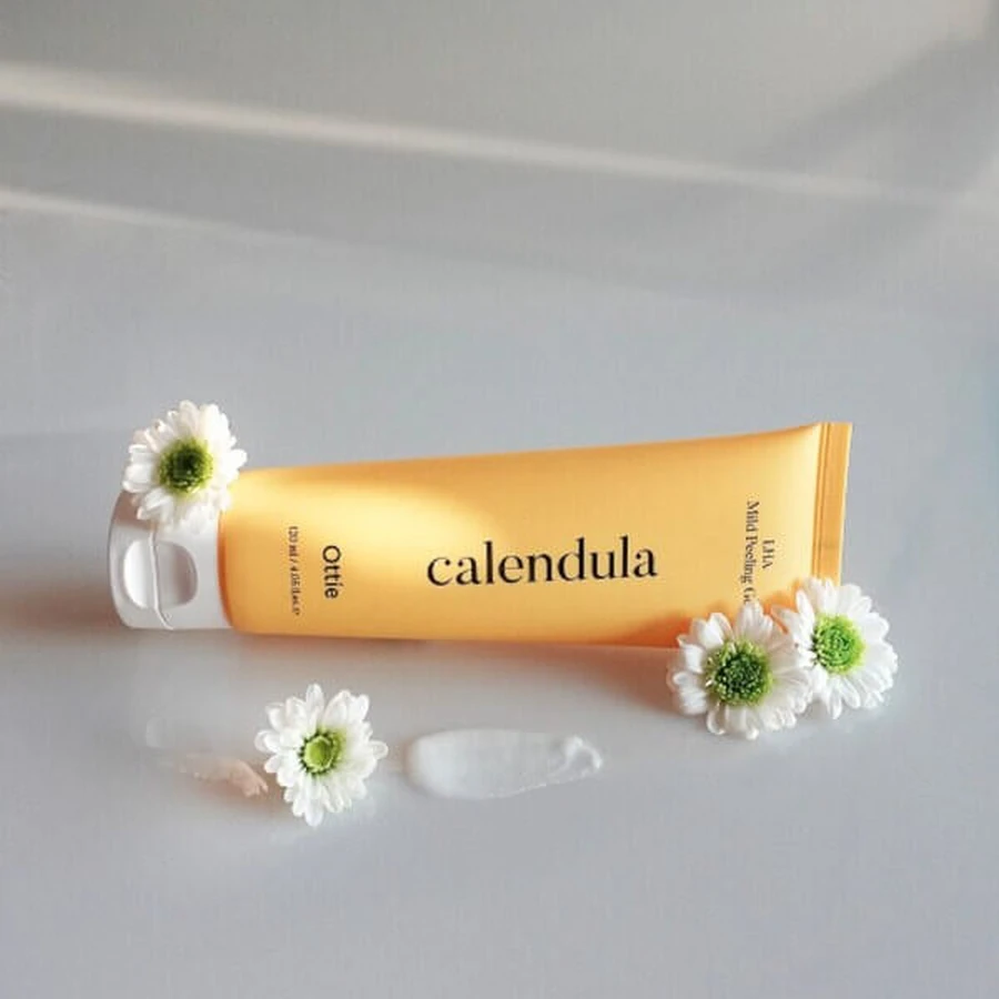 Ottie Calendula, enzymatic face scrub with calendula, 120 ml