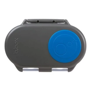 B.box, snackbox, snack container, Blue Slate, 1 pc.
