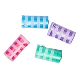 Duvoplus Poo Bags, Hundekotbeutel, Streifen, 4 x 20 Stück.