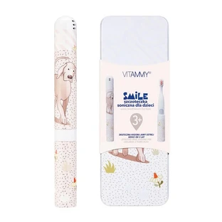 VITAMMY Smile Dog, brosse à dents sonique pour enfants aux dents de lait 3 +
