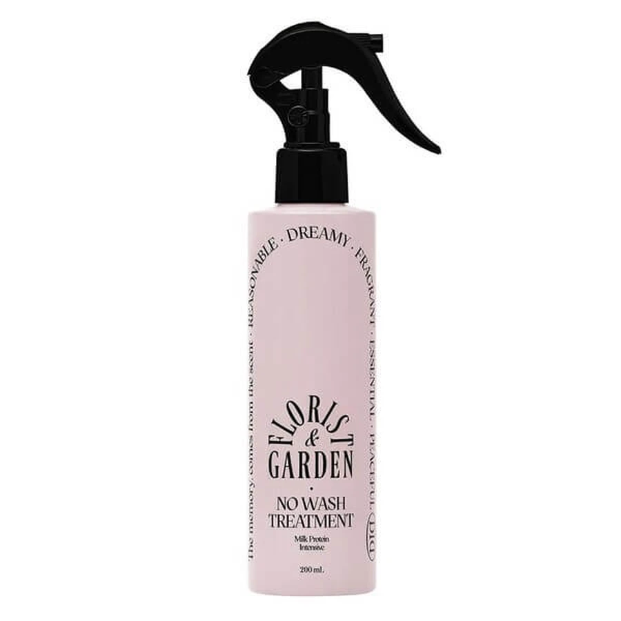 Odid, Milk Protein Intensive No Wash Treatment, Acondicionador sin aclarado Florist Garden, 200 ml