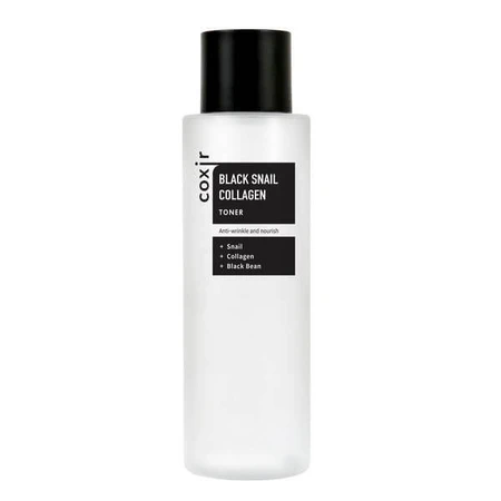 Coxir Black Snail Collagen, regenererende tonic met slakkenslijm en collageen, 150 ml