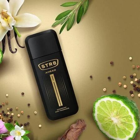 STR8 Ahead, scented deodorant with atomizer, 85 ml