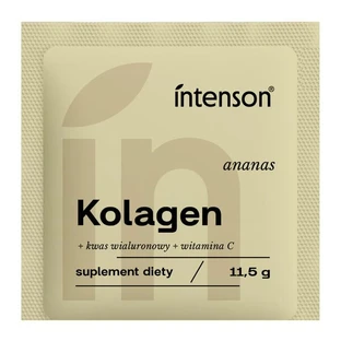 Intenson Collageen + hyaluronzuur + vitamine C, poeder, ananassmaak, 11,5 g