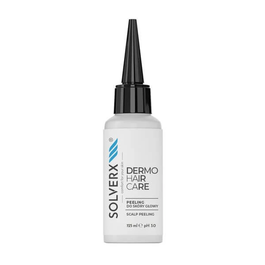 Solverx dermoHAIR, peeling ácido-enzimático para el cuero cabelludo, 125 ml