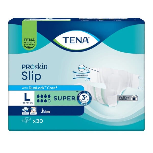 TENA Slip ProSkin Super, diapers, size L, 30 pcs.