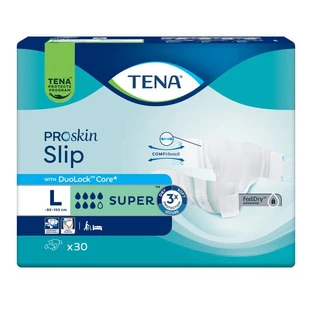 TENA Slip ProSkin Super, luiers, maat L, 30 stuks.