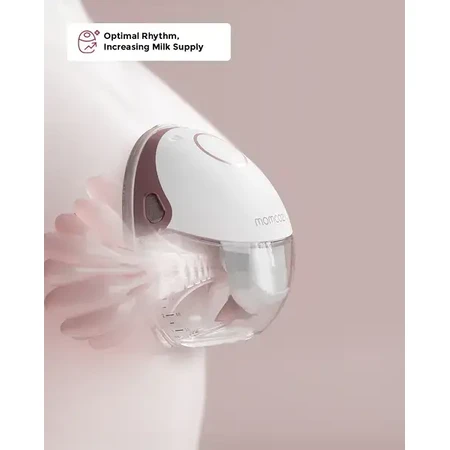 Momcozy M6, double breast pump, red color, 1 pc.
