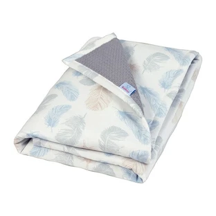 Babymatex Prestige, manta de algodón de doble cara, estampado: gráfico, 75 cm x 100 cm, 1 ud.