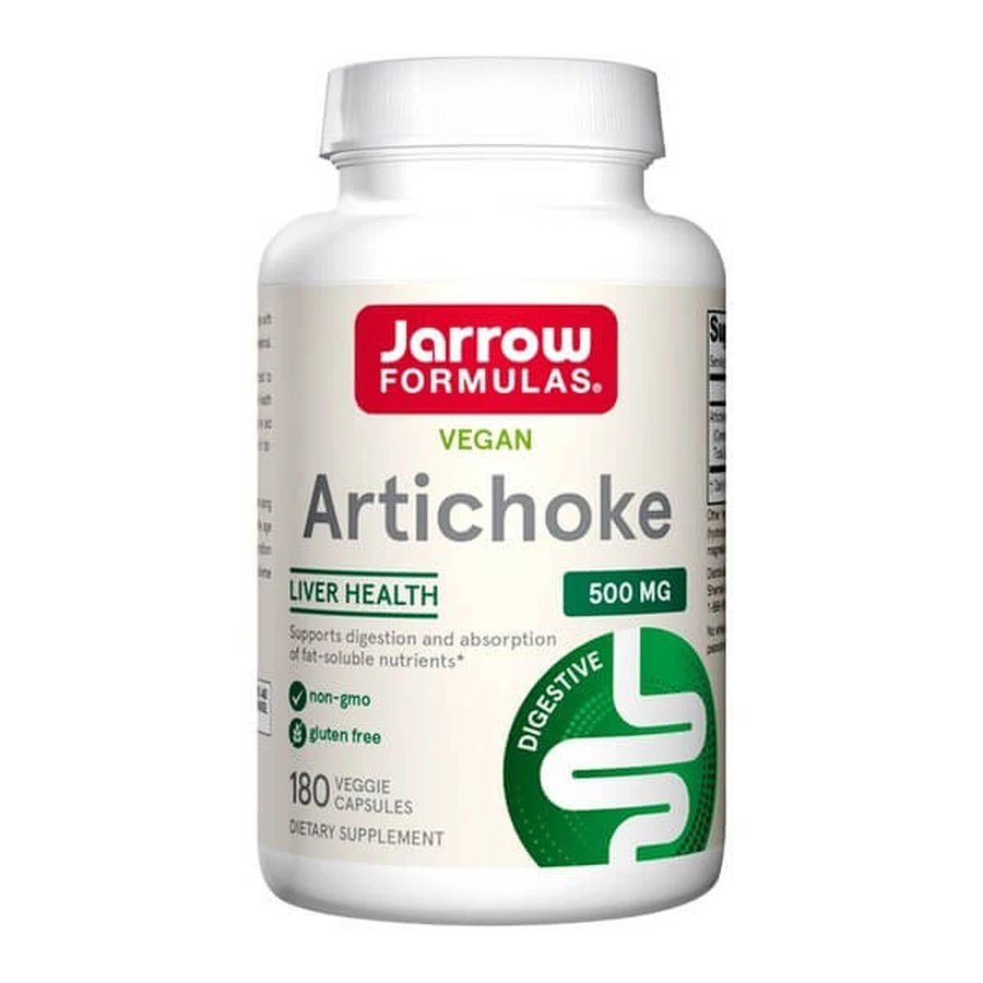 Jarrow Formulas Artichaut 500 mg, gélules, 180 pcs.