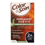 Color&amp;Soin, hair dye, shade azure black (2A), 135 ml