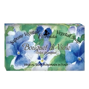 Florinda, natural vegetable soap, bouquet of violets, 100 g