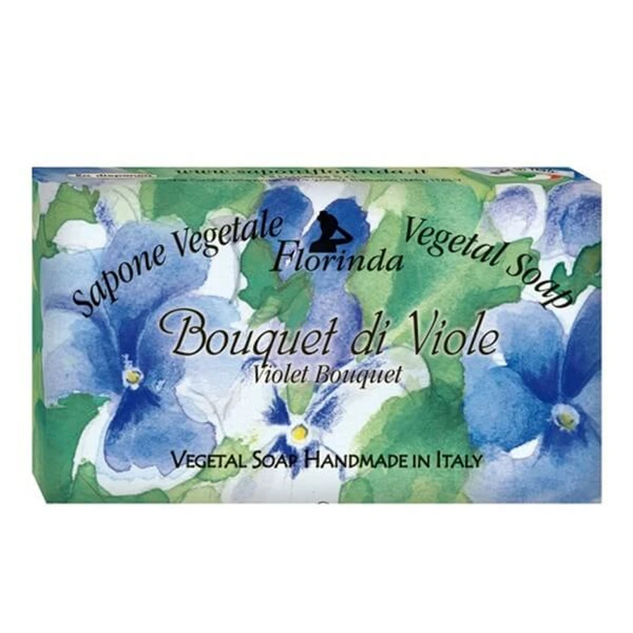Florinda, natural vegetable soap, bouquet of violets, 100 g