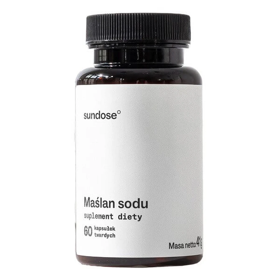 Sundose Natriumbutyraat, harde capsules, 60 st.
